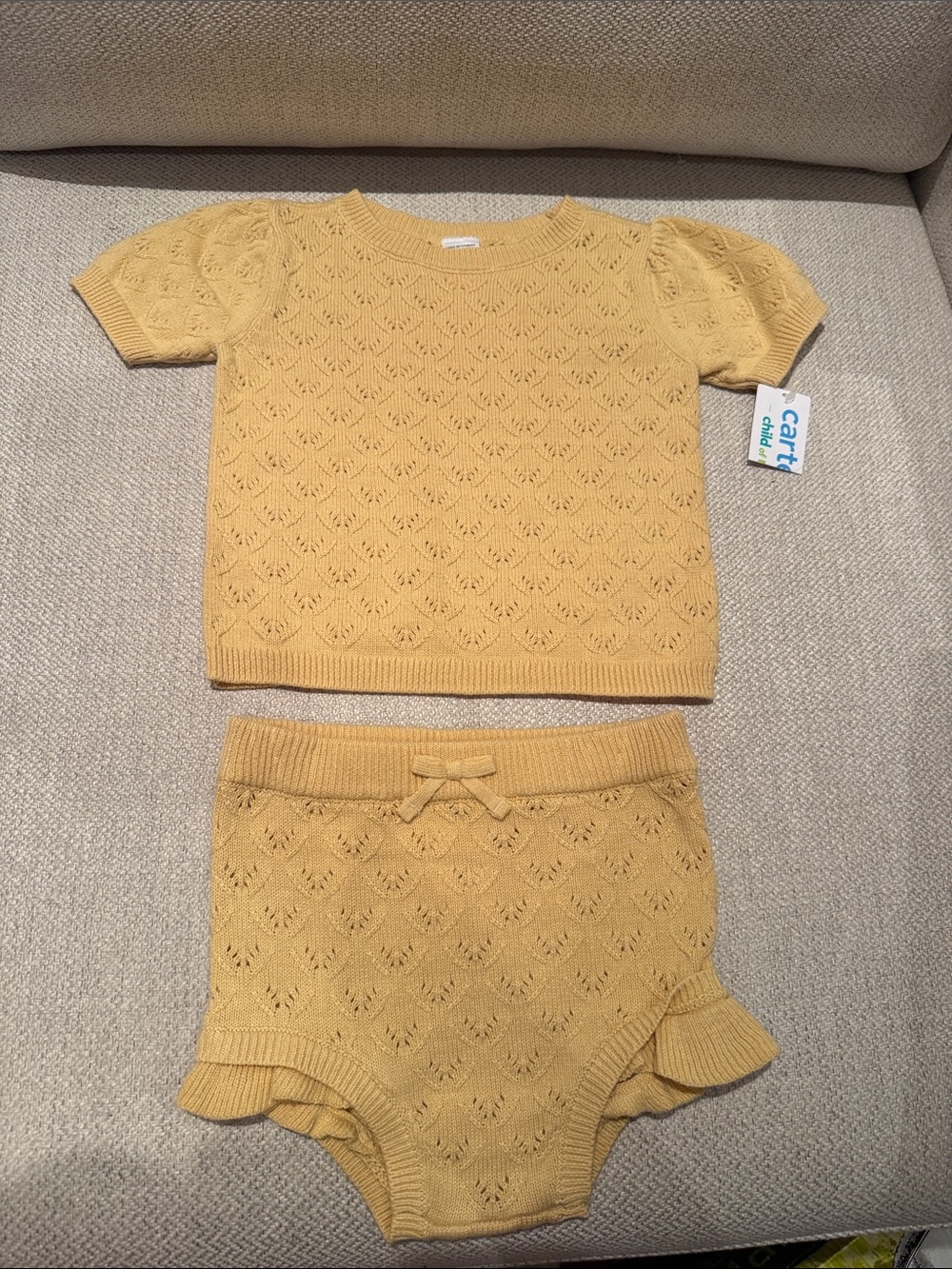 Carter's Child of Mine Baby Girl Outfit Set, 2-Piece 18 MONTHS